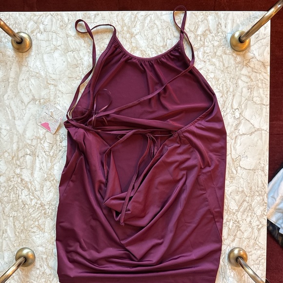 Free People satin open back halter top - Picture 2 of 2